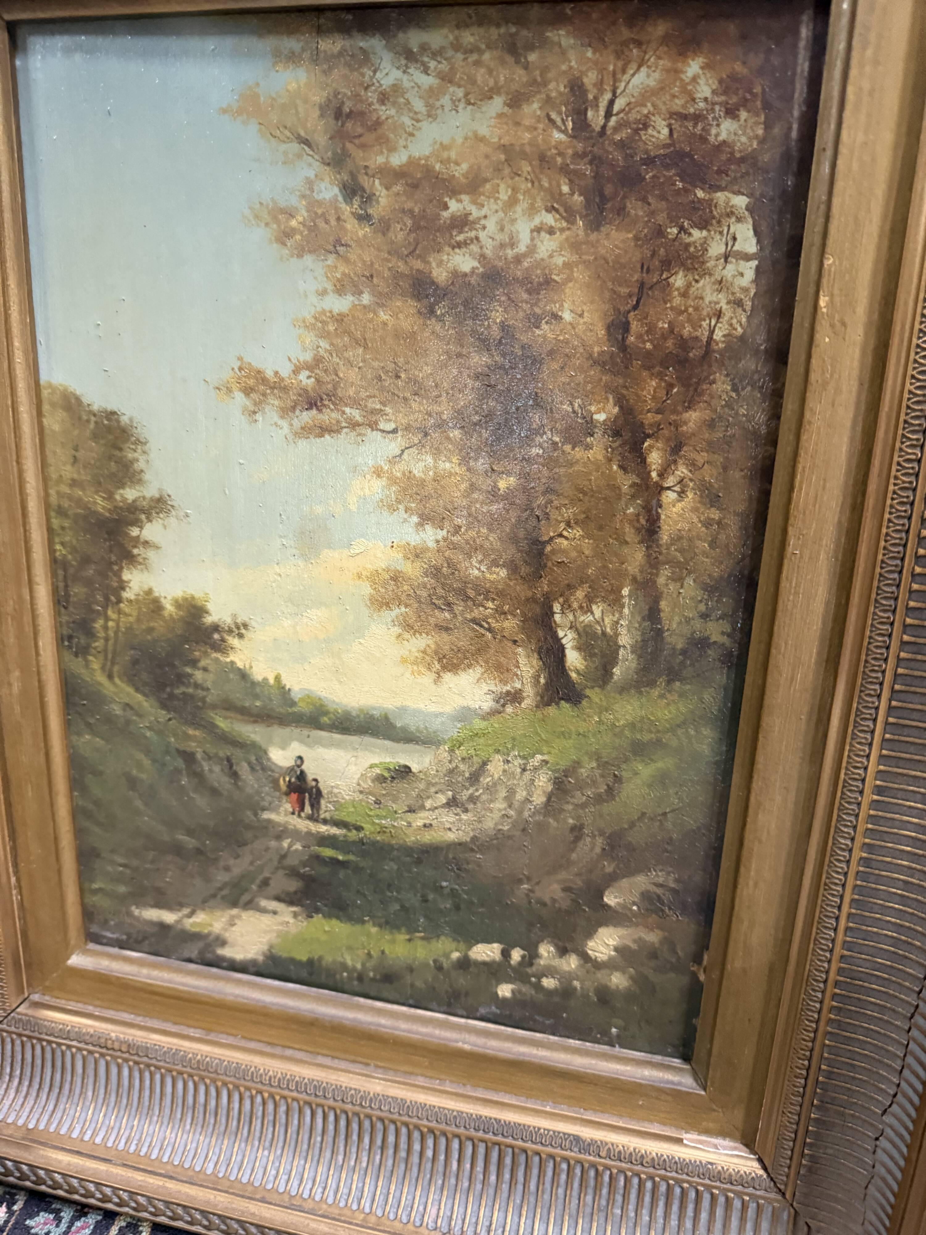 Tableau peinture sur bois