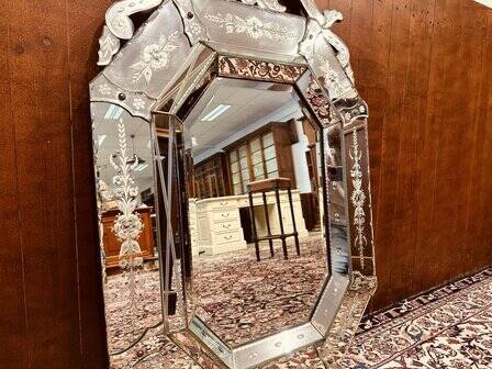 Antique Venetian mirror
