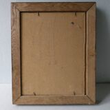 Table, oil representing Notre Dame de Paris