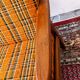 Teak and wool sofa, Denmark 60s/70s, vintage, mid-c modern