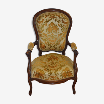 Bergère style Louis Philippe en acajou