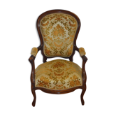 Bergère style Louis Philippe en acajou