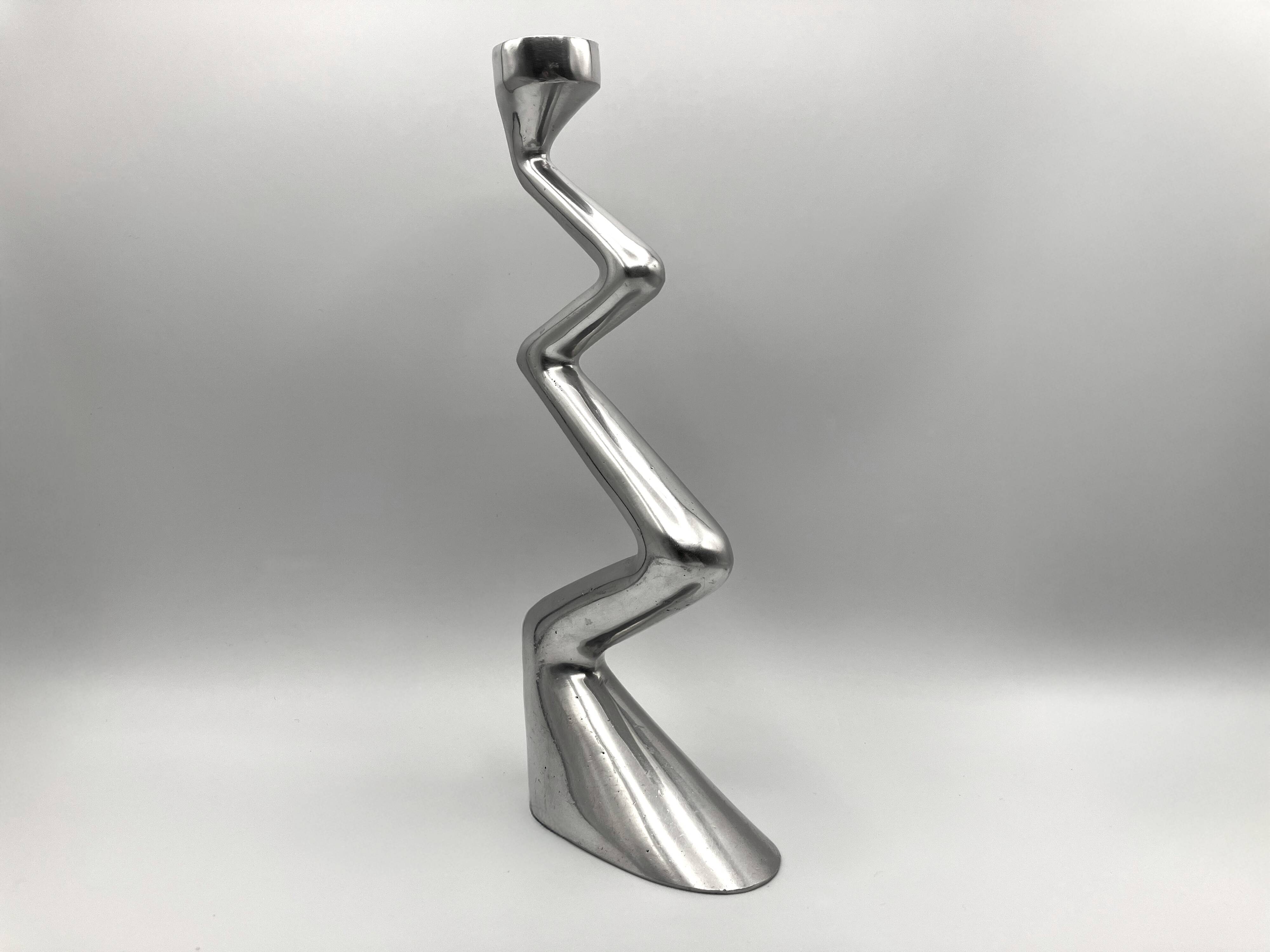 Zig Zag Modernism Candle Holder • Matthew Hilton for SCP • 1987 • signed