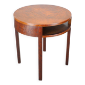 Table art déco en placage acajou, Tchécoslovaquie, années 1930, restaurée
