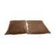 Lot de 2 coussins imitation daim
