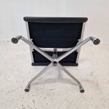 Model EA 124 + 125 Vitra Lounge Chair and Ottoman by Charles & Ray Eames