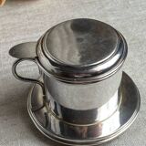 Tea pot, in silver metal