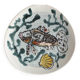 Vintage ceramic plate from Paimpol