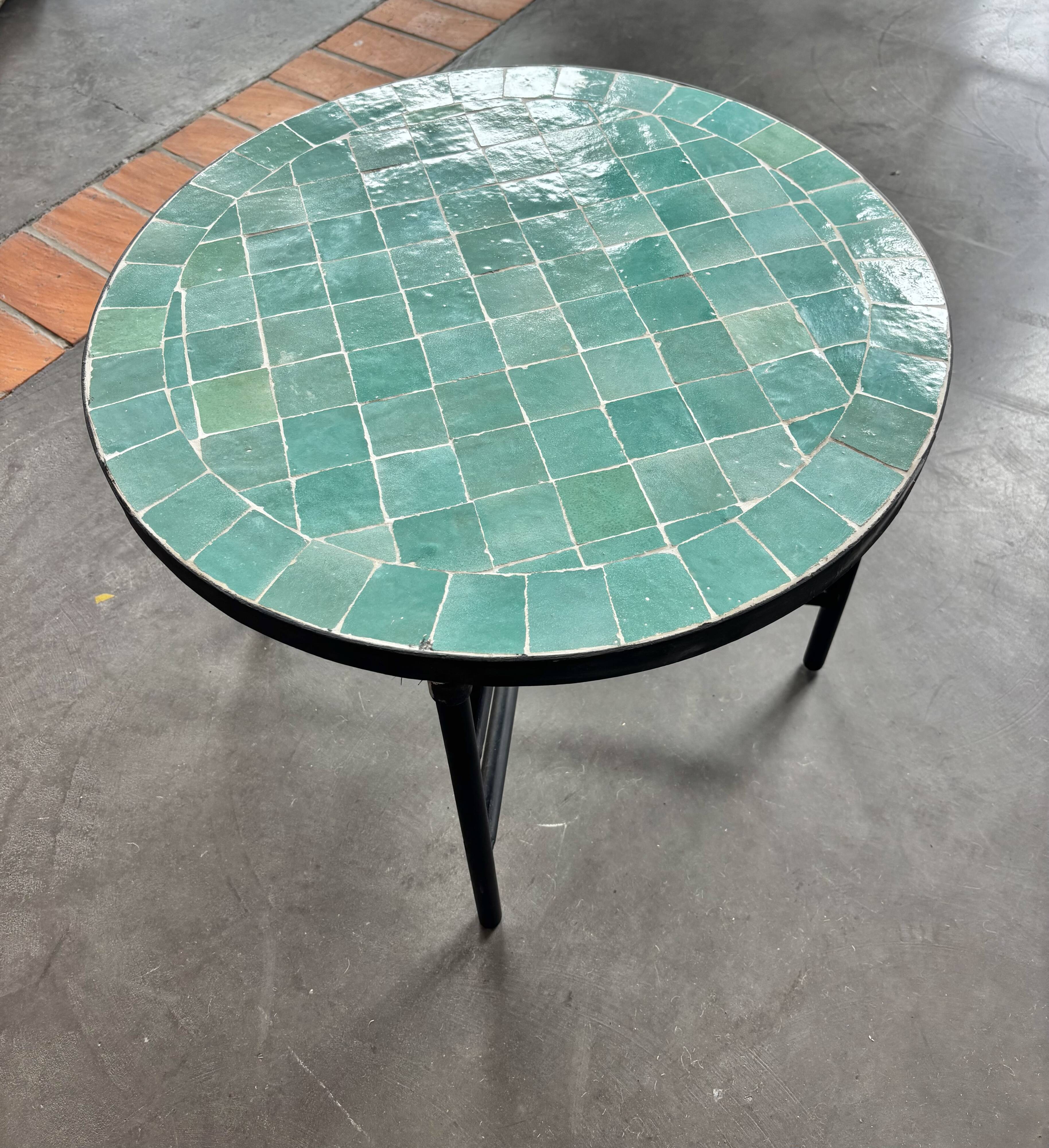 artisan zellige coffee table