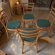 Set of 4 TON chairs, Czech vintage 1960s.