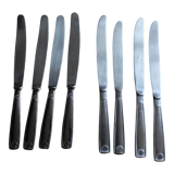 Lot 8 couteaux inox coquillages trois lobes
