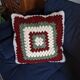 Retro crochet cushions