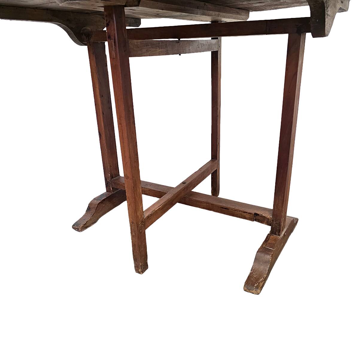 Antique French Oval Vigneron Table, early 1800s