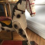Ancien jouet cheval en bois