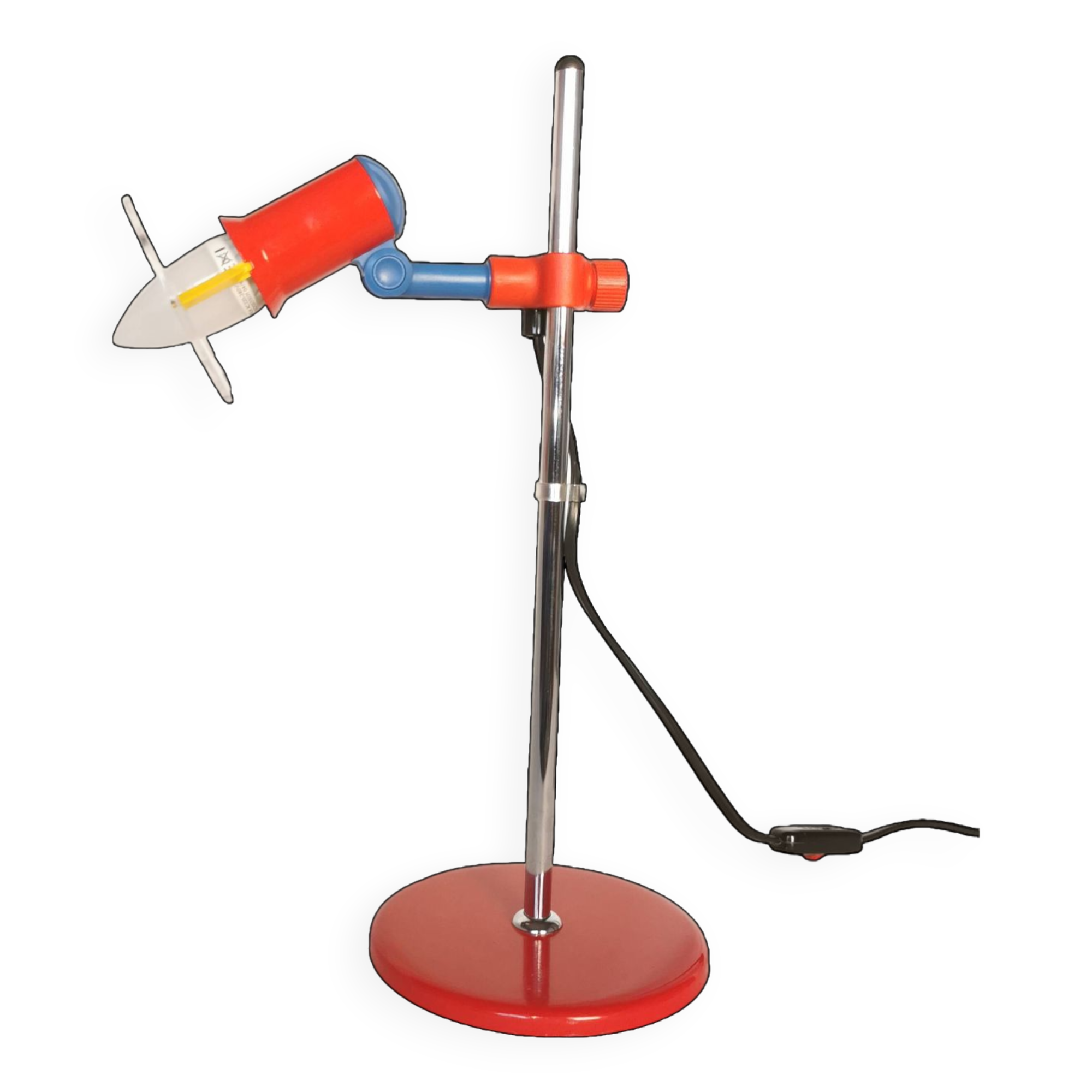 Multicolored spot lamp, postmodern, 1980