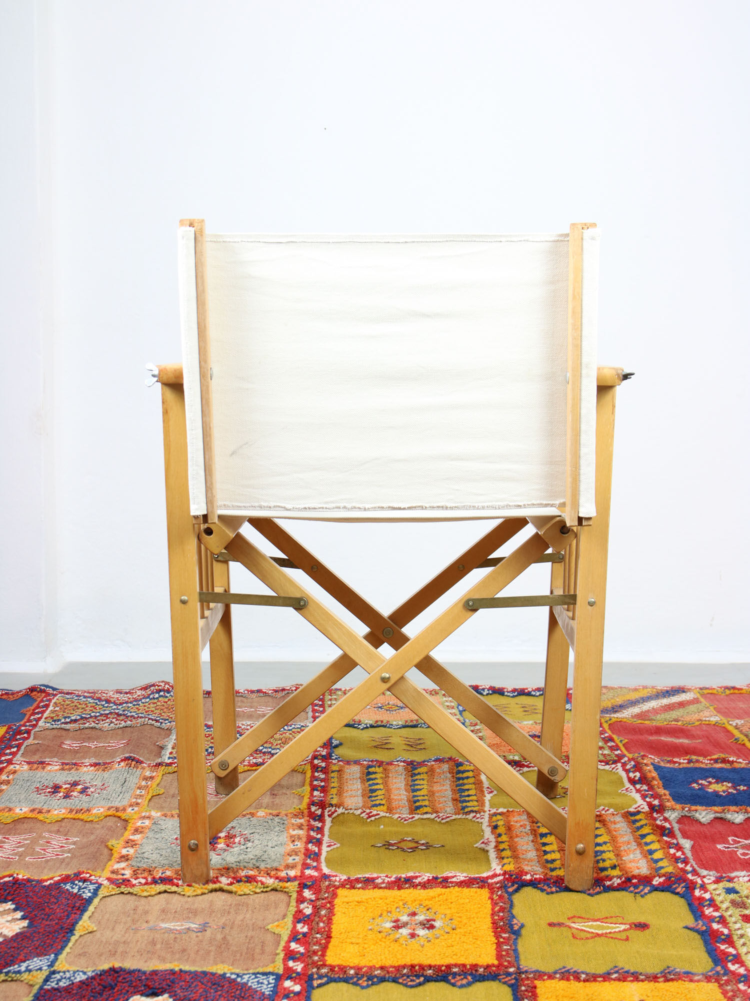 Vintage italian directors folding chair from calligaris