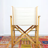 Vintage italian directors folding chair from calligaris