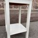 Table d’appoint style billot ancien