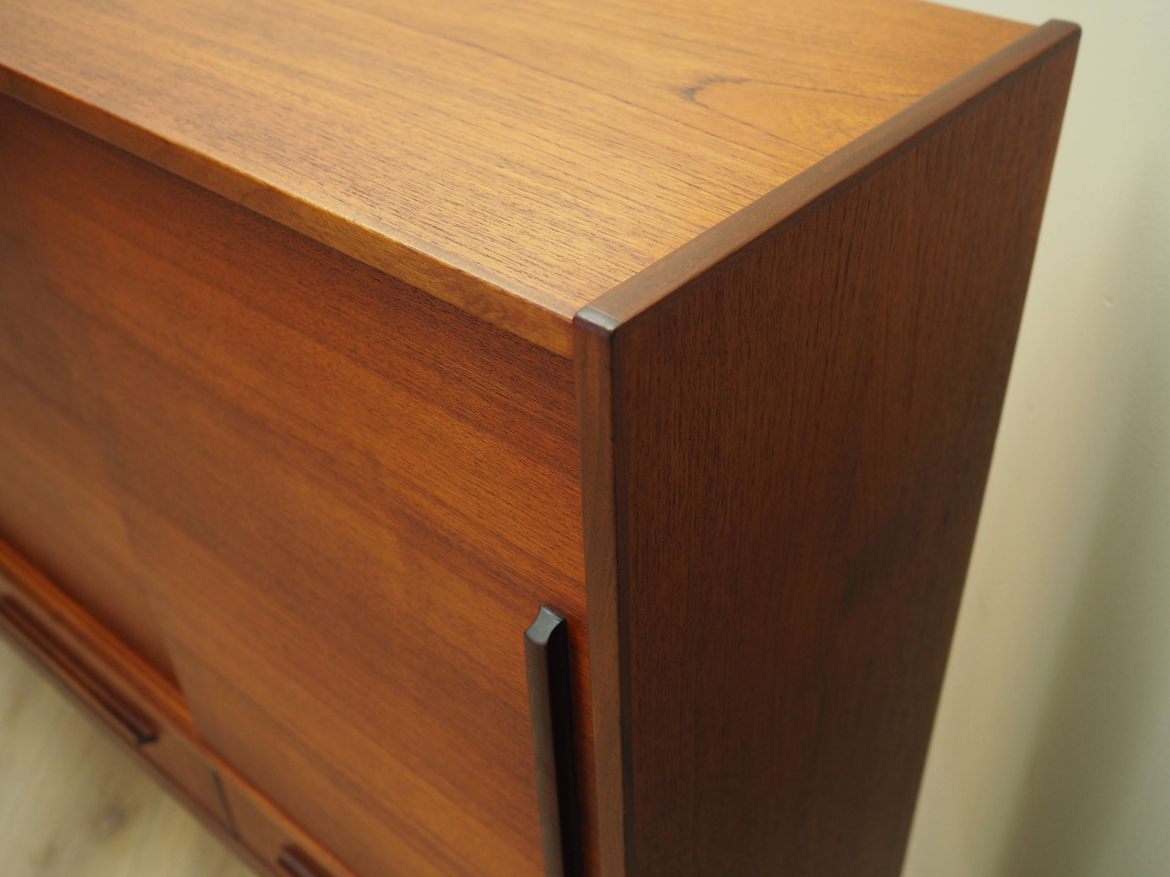Teak highboard, Danish design, 1960s, manufacturer: PMJ Viby J