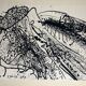 Mario Prassinos, Lithograph Alpilles series 3 dated 1973