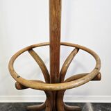 Porte-manteau et porte-chapeau en bois courbé