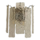 Hammered Strips listelli Murano Glass Wall Sconce by Simoeng