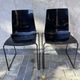 2 polycarbonate chairs 1980