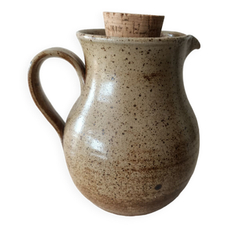 Stoneware ice pitcher