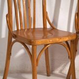 Antique bentwood coffee chairs (circa 1920). Set of 2, no. 4