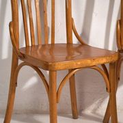 Antique bentwood coffee chairs (circa 1920). Set of 2, no. 4