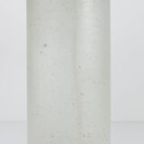 Table lamp signed by Karl Springer with a frosted glass base, 1970s.