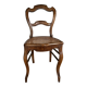 Chaises style Louis XV en bois et cannage