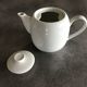 Théière en porcelaine émaillée blanche de Pillivyut  11,5 cm