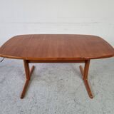 Extendable teak dining table from Dyrlund, Denmark 60s