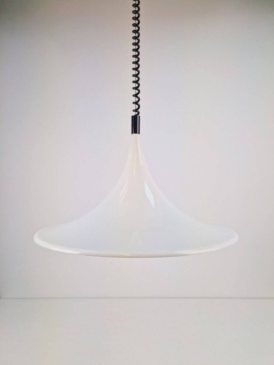 Vintage Space Age Witch Hat Pendant Lamp by Harco Loor, 1980