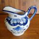 Milk jug Creamer faience décor Old Rouen