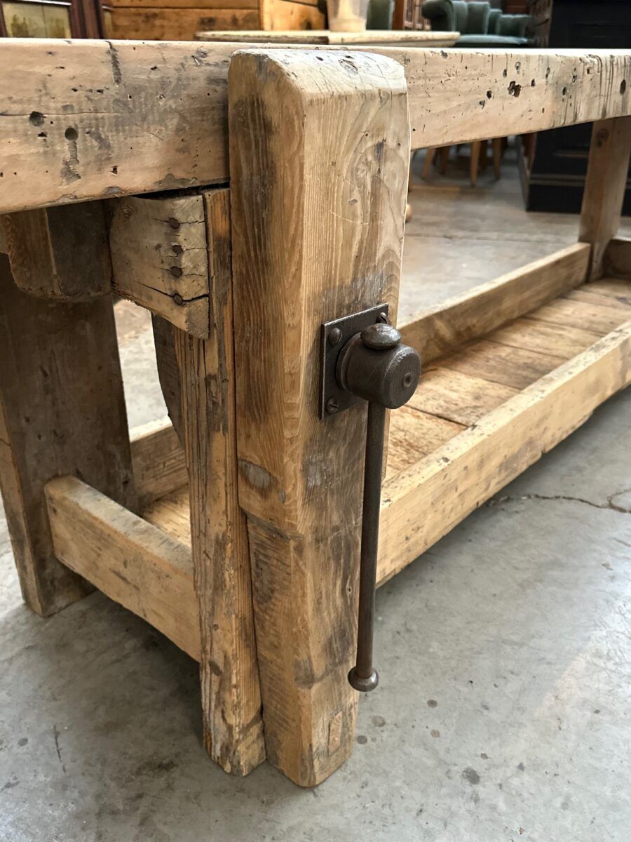 Very large workbench from the early 20th century.