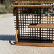 Vintage Rattan and Bamboo Wall Shelf – 1960s/70s