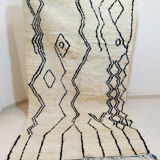 Tribal berber carpet 260 x 158 cm