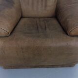Buffalo Chair in leather by De Sede, 1970s