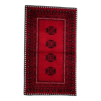 Vintage French Savonnerie rug 3.8' x 6.5' 1960s - 1C1226