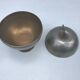 Old silver metal ice bucket Apple vintage #2