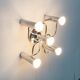 Vintage German Space Age ceiling lamp by Gaetano Sciolari for Leola, 1970s.
