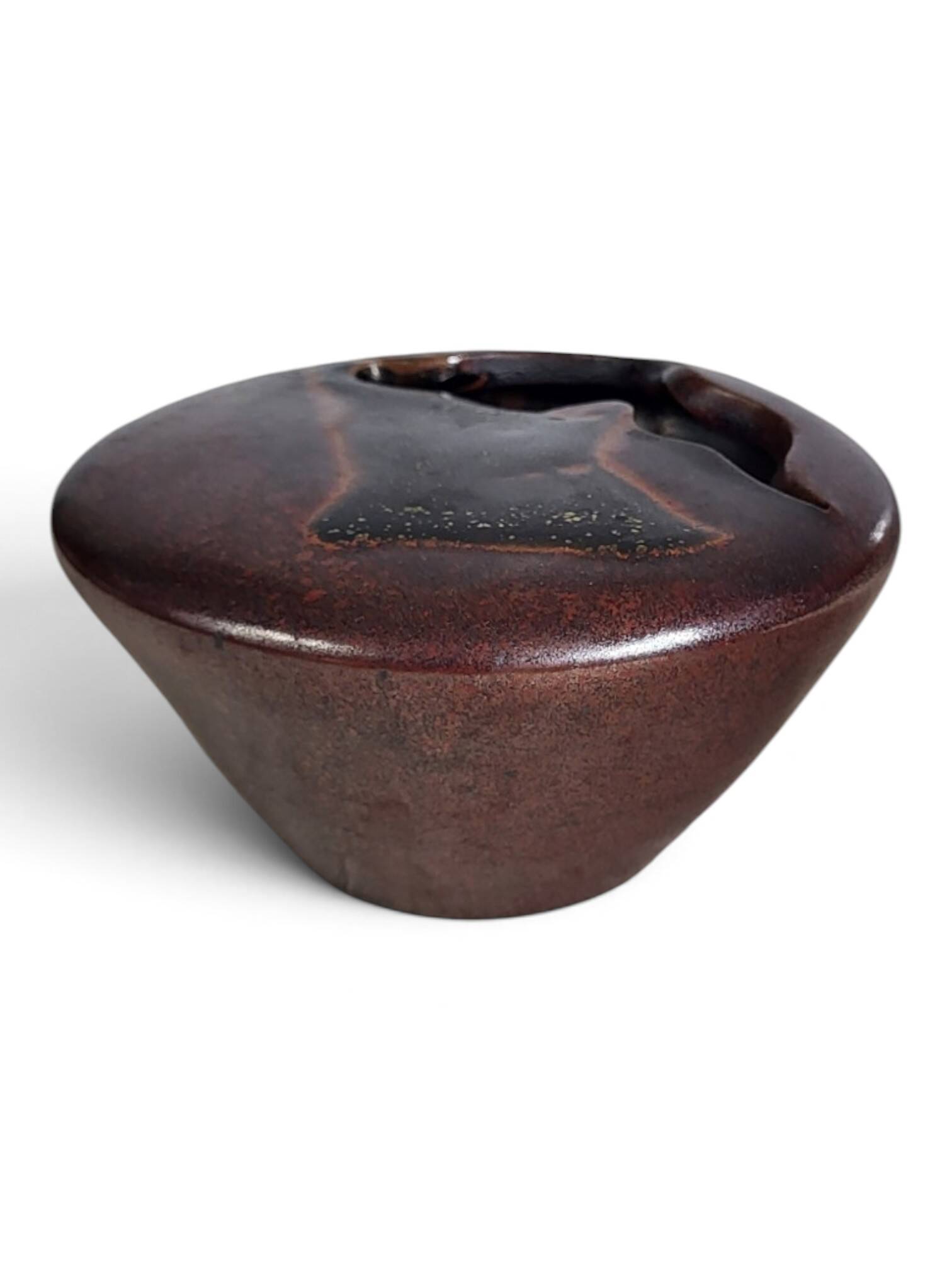 Vase en grès émaillé de Jean Cacheleux — Puisaye