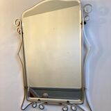 Modernist mirror frame chrome 1950