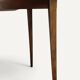 Round extendable dining table in teak – 1960s