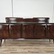 Mahogany sideboard with a glass top, 1960