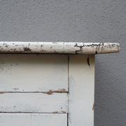 Old patinated wooden sideboard