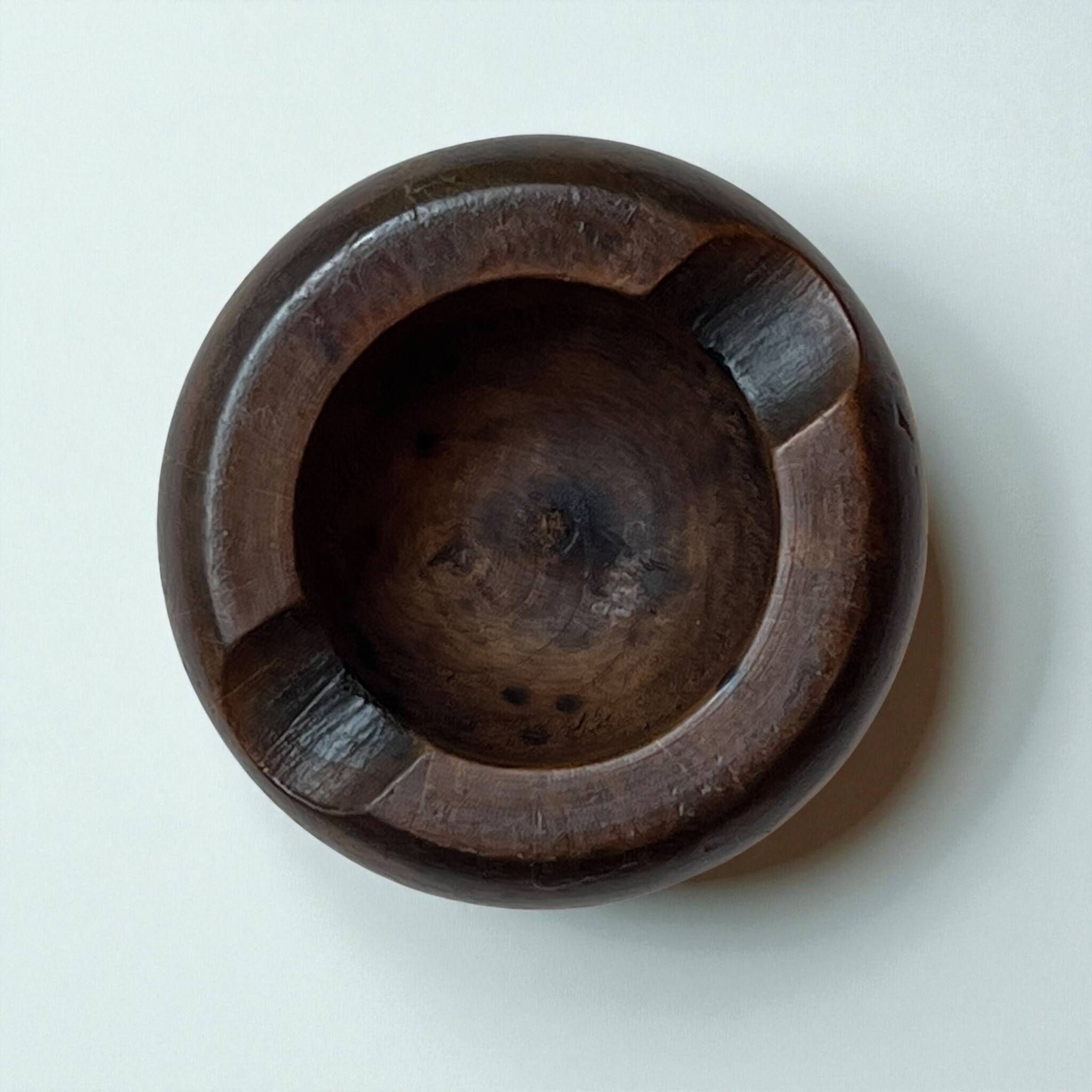 Nécessaire de fumeur Art déco en bois cendrier Art Déco Boîte en bois 1930