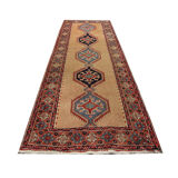 Handwoven persian wool area rug, oriental sarab carpet- 106x247cm